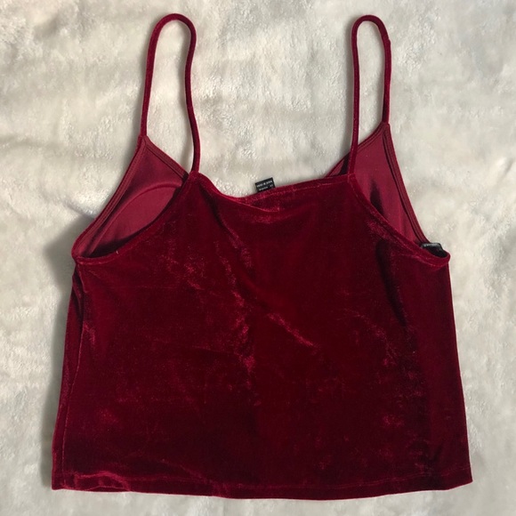 F21 | Velvet Button-Front Cami - Picture 5 of 5